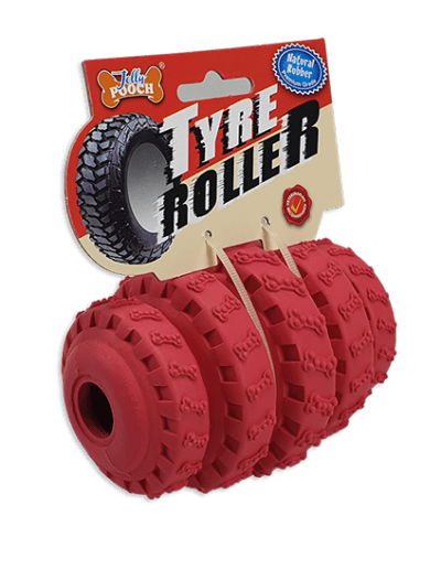 Tyre Roller - Mordedor de goma resistente con aroma a vainilla (&Oslash;5,3x8,3cm) - Imagen 2