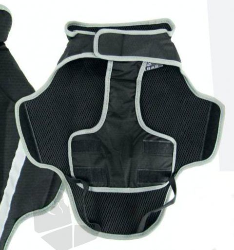 Abrigo-chubasquero color negro con bandas reflectantes-Talla S - Imagen 3