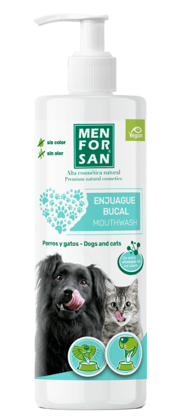 Enjuague bucal antisarro para perros y gatos 500ml