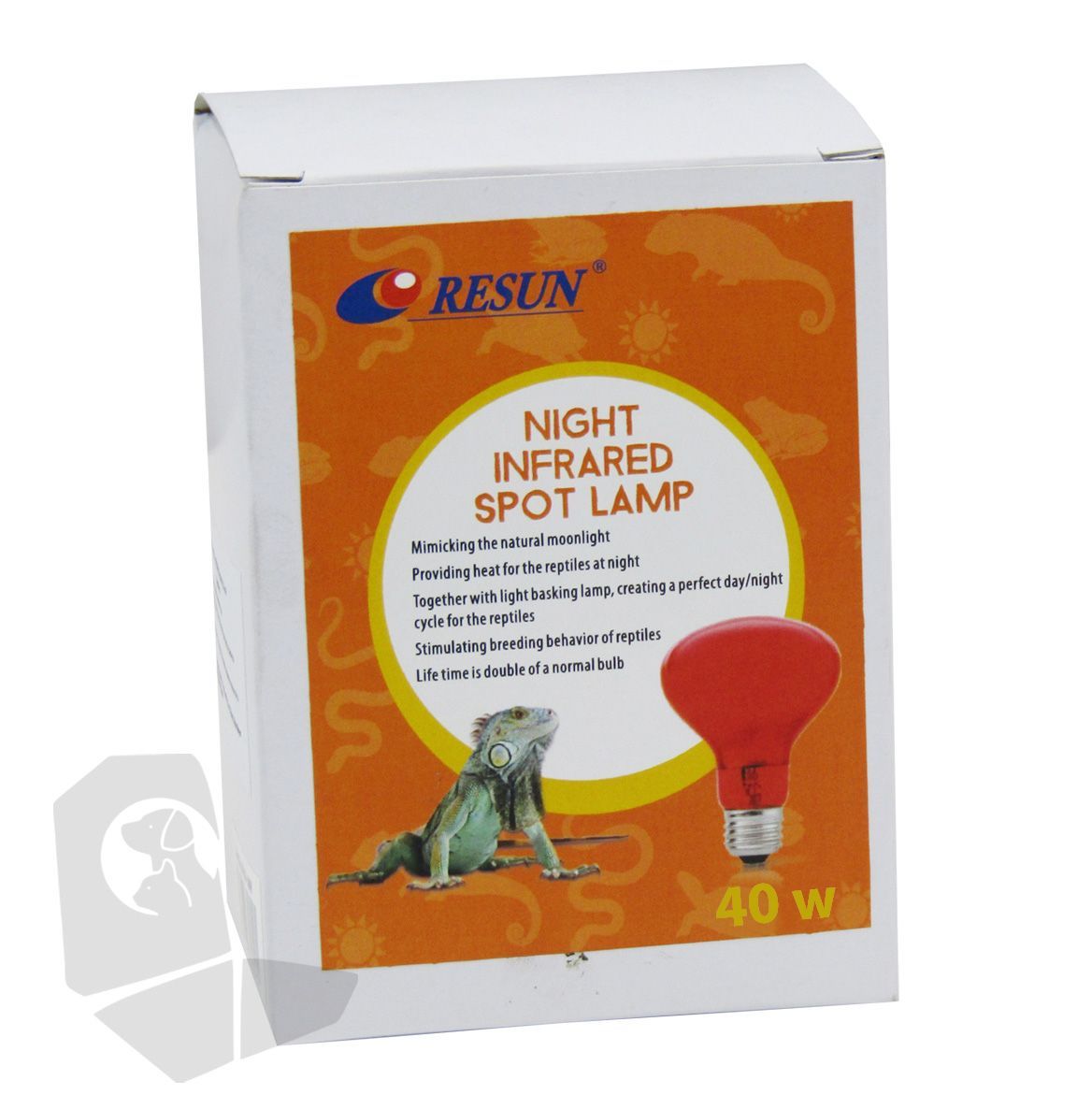 Lampara Incandescente Nocturna Resun para Reptiles RPL03-40W