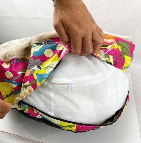 COLCH&Oacute;N CIRCULAR GIGANTE  88 x 88 x 23cm. (Combinaciones aleatorias) - Imagen 3