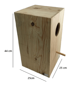 Nido de madera Rosela Especial/Papagayo - Imagen 2
