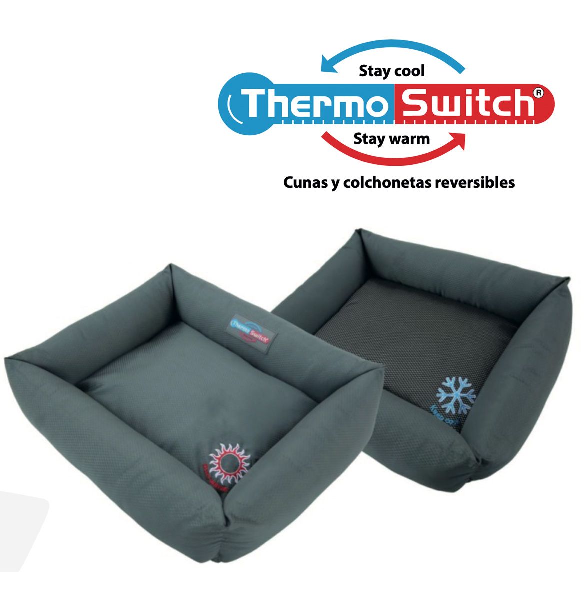 Corfu TermoSwitch - Cuna reversible Talla S (50x40x12cm)