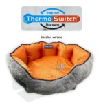 Santorini TermoSwitch  - Cuna reversible naranja/gris Talla L (90x70x24cm)