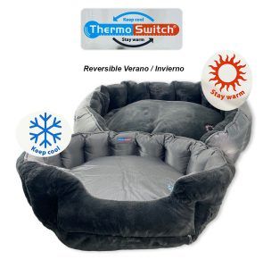 Santorini TermoSwitch  - Cuna reversible gris Talla S (45x38x20cm) - Imagen 3