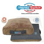 Milos TermoSwitch  - Colchon reversible marron Talla S (50x40x11cm)