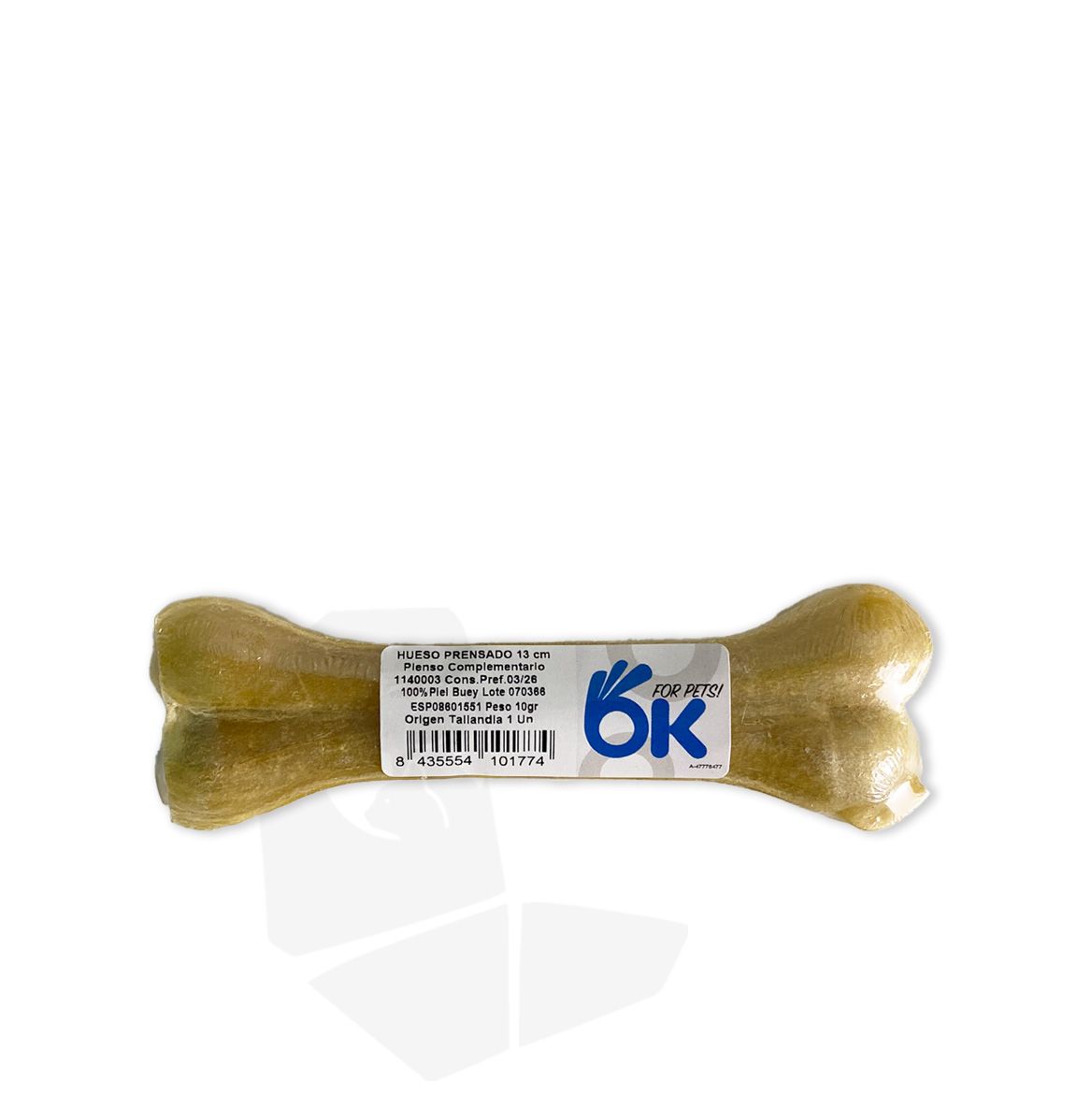 Hueso prensado 16,5cms (blister de 1uds/100gr)