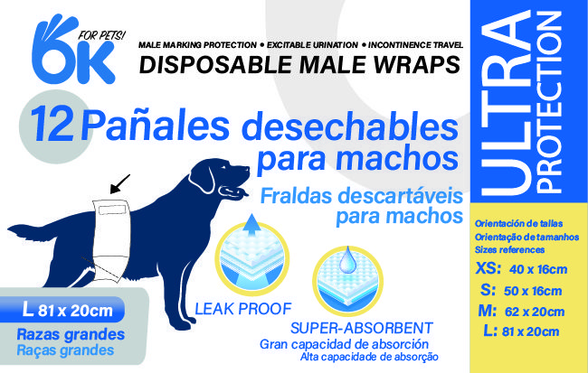 Panales machos talla L