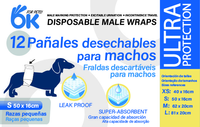Panales machos talla S