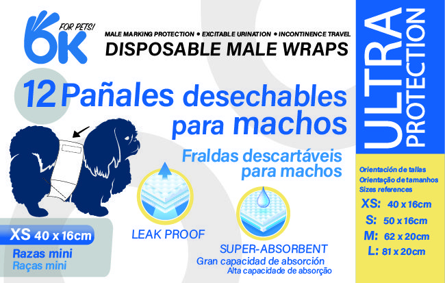 Panales machos talla XS