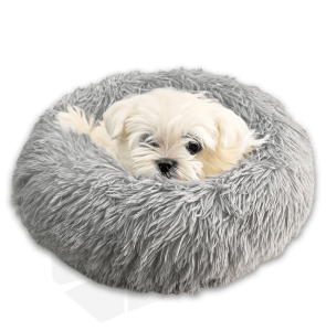 CUNA DONUT ANTIESTRES GRIS  PLATA TALLA S (50CM)