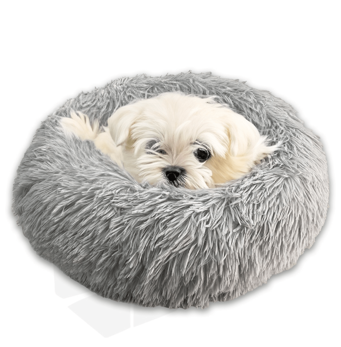 CUNA DONUT ANTIESTRES GRIS  PLATA TALLA S (50CM)