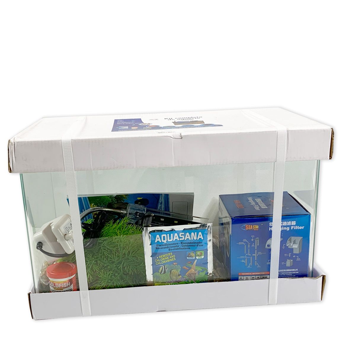 Acuario completo de 23Litros (40 x 23 x 25cm)