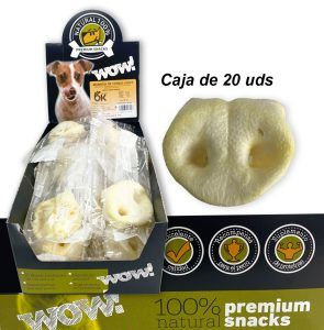 Snack natural 100% morro de cerdo. Expositor de 20uds - Imagen 2