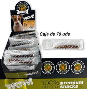 Snack natural 100% nervio de buey 12cm. Expositor de 70uds - Imagen 2