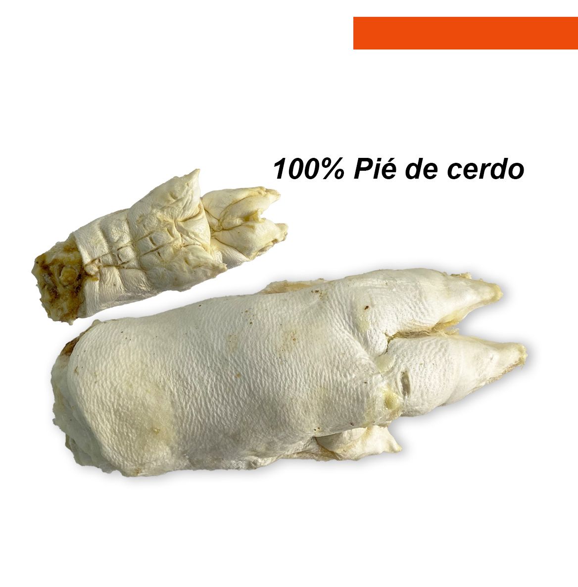 Snack natural 100% pi&eacute; de cerdo