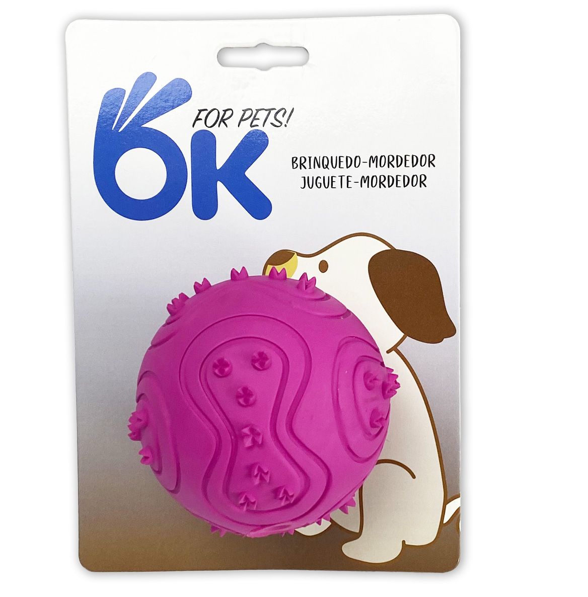 Pelota goma con sonido (6,5cm)