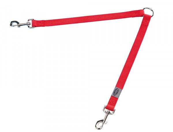 Correa doble roja 2x40cm; Ancho:15 mm
