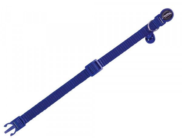 Collar nylon azul para gato