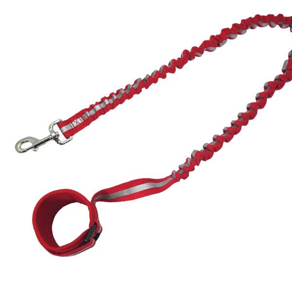 Correa Jogging con mu&ntilde;equera roja  l: 100/150 cm; w: 25 mm