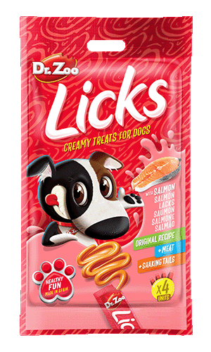 Mockup DrZoo Licks Perro Bolsa SALMON 1