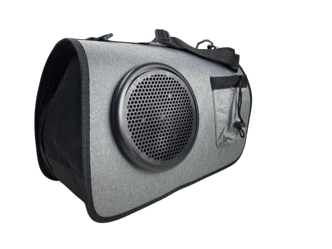 PROMO VERSATILE - Bolso gris con visor 44x24x27cm (20% DTO)