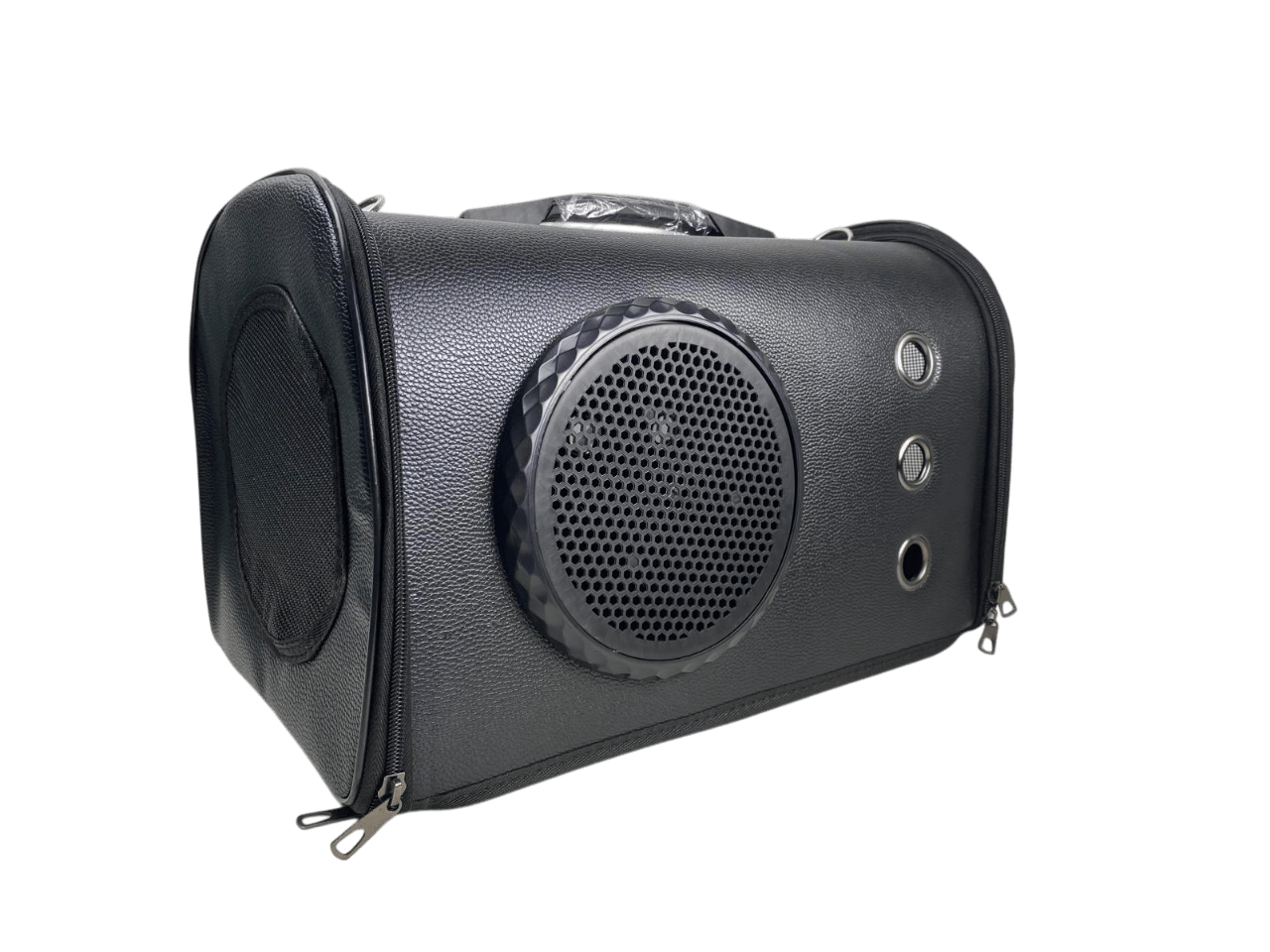 SPACE BAG - Bolso negro con visor 43x23x28cm