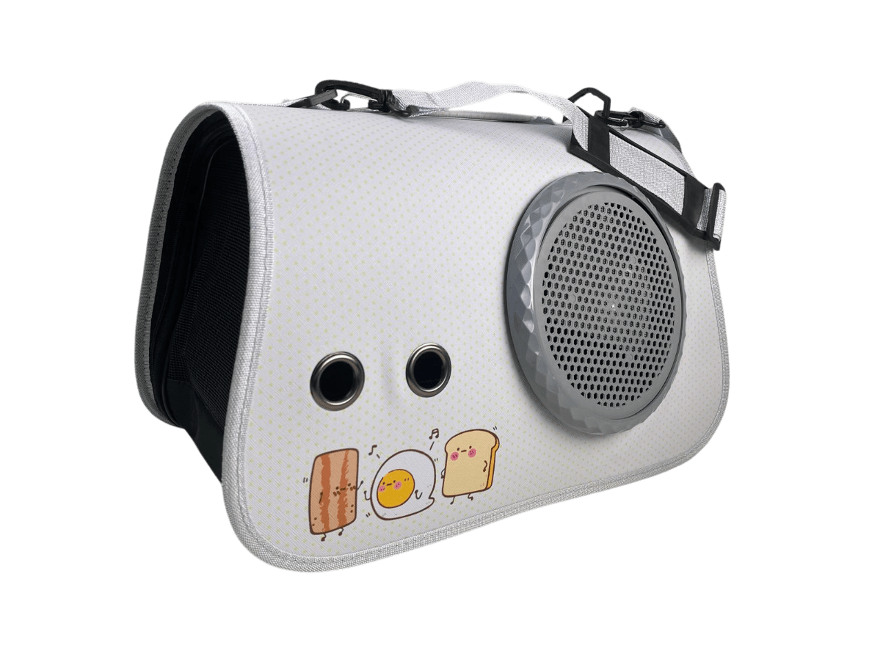 EGG YOLK - Bolso con visor 42x21x30cm