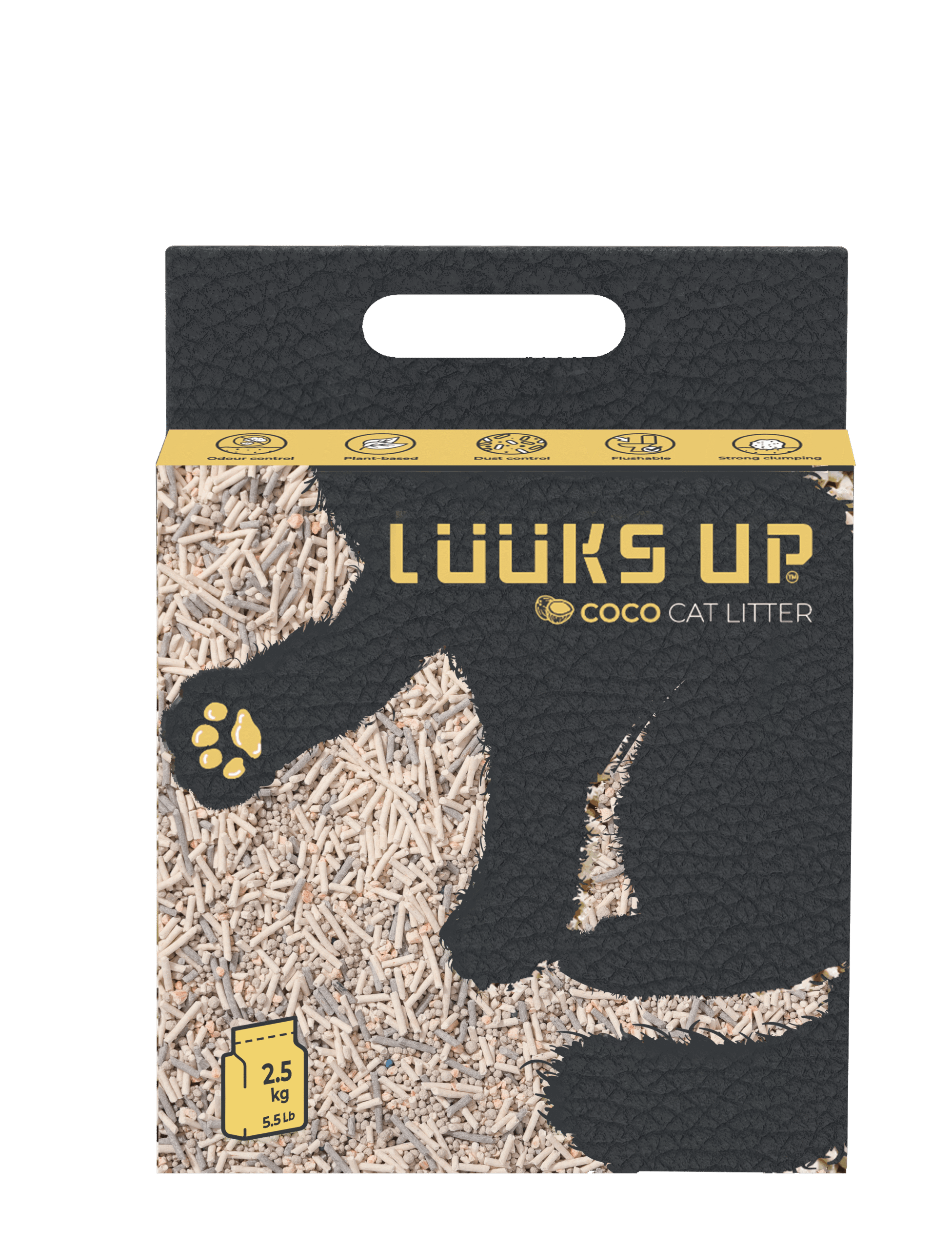 01.LUUKS UP 714390Q Litter Coco Cat Litter Yellow Product VER RGB scaled