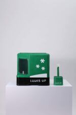 LUUKS UP WINTER Frost Cat Litter Box Verde 53 x 50.8 x 48.3 cm - Imagen 3
