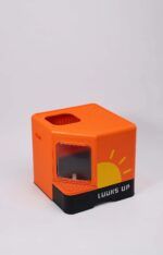 LUUKS UP SUMMER Sun Cat Litter Box Amarilla 53 x 50.8 x 48.3 cm - Imagen 3