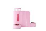 LUUKS UP 2-In-1 GRAVITY Food Feeder And Water Dispenser - Pink