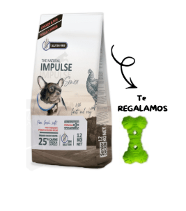 PROMO The Natural Impulse Dog Senior 12 kg (REGALO WRT3505CB)