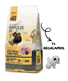 PROMO The Natural Impulse Dog Adult pavo GRAIN FREE 10kg (REGALO WORJP2058)