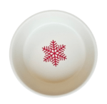 Comedero Navidad rojo-beige 13cm - Imagen 2